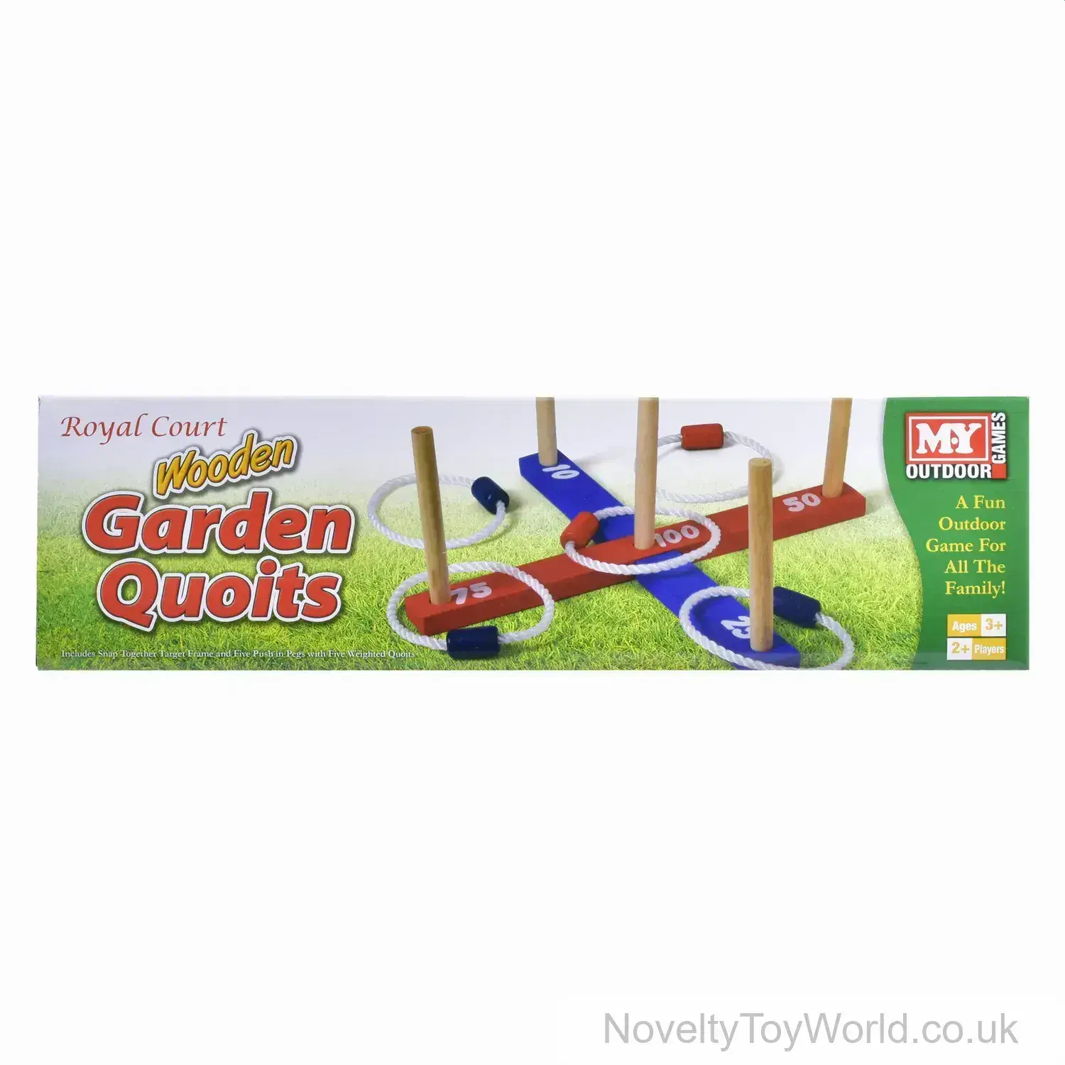 Wooden Quoits Ring Toss Family Garden Game