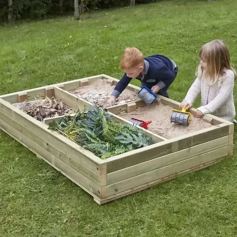 Wooden Sand Pit Planter