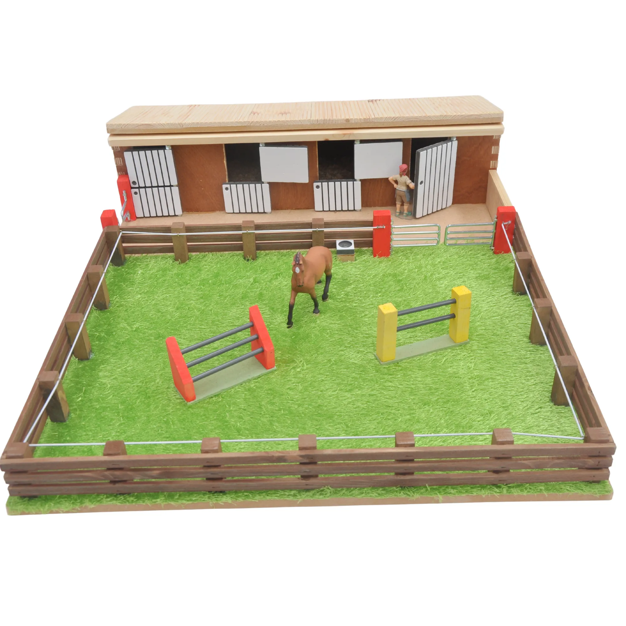 Handmade Stables and Horse Arena