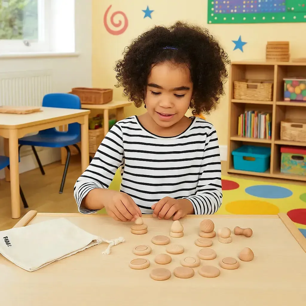 Wooden Treasures Touch & Match Set