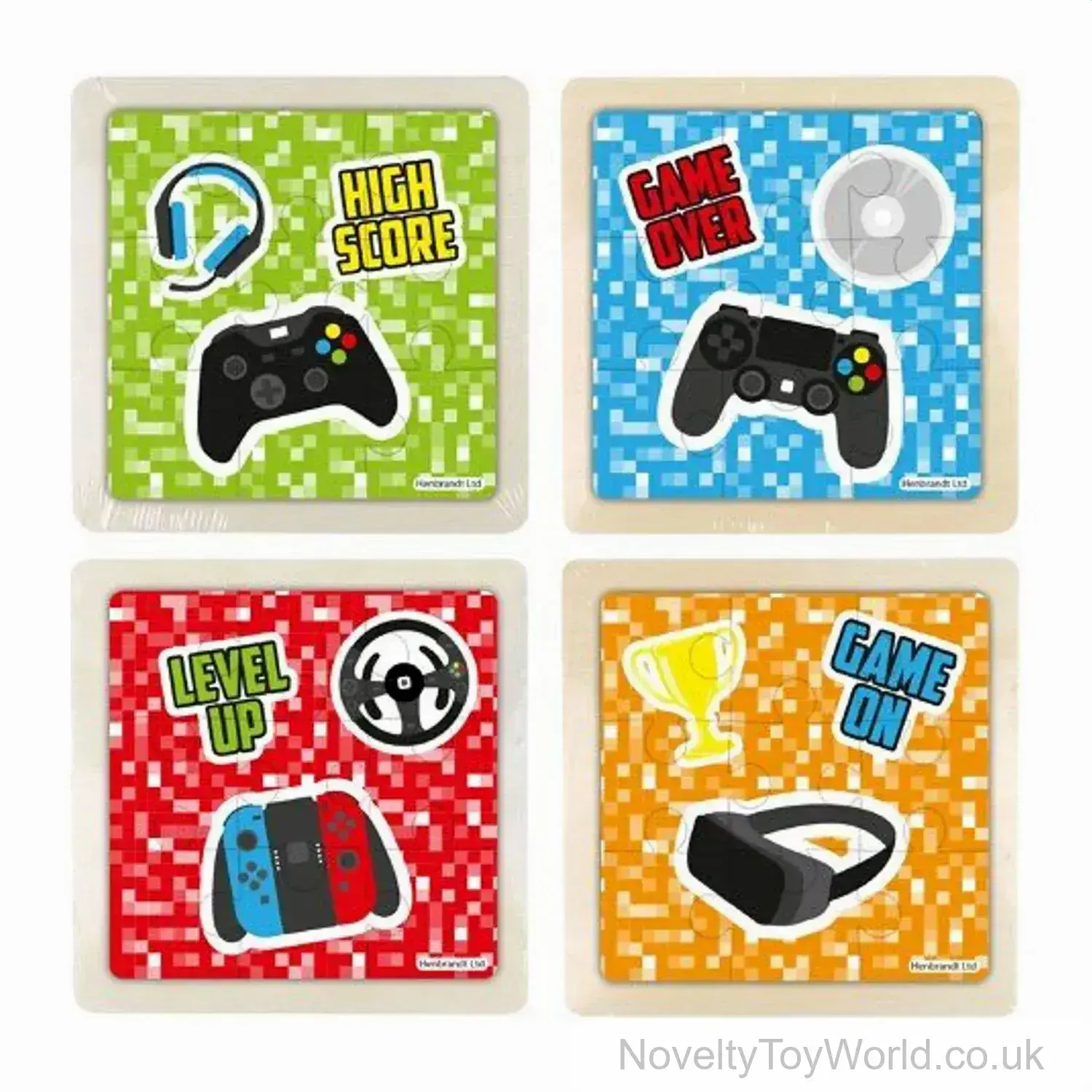 Wooden Video Game Puzzle (11cm)