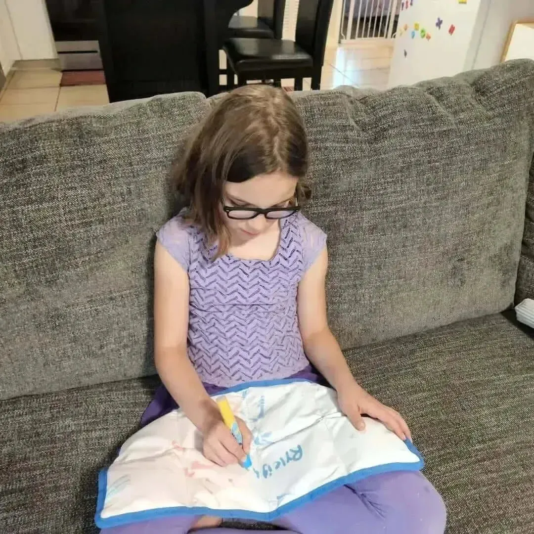 Write-N-Chill Writable Weighted Lap Pad