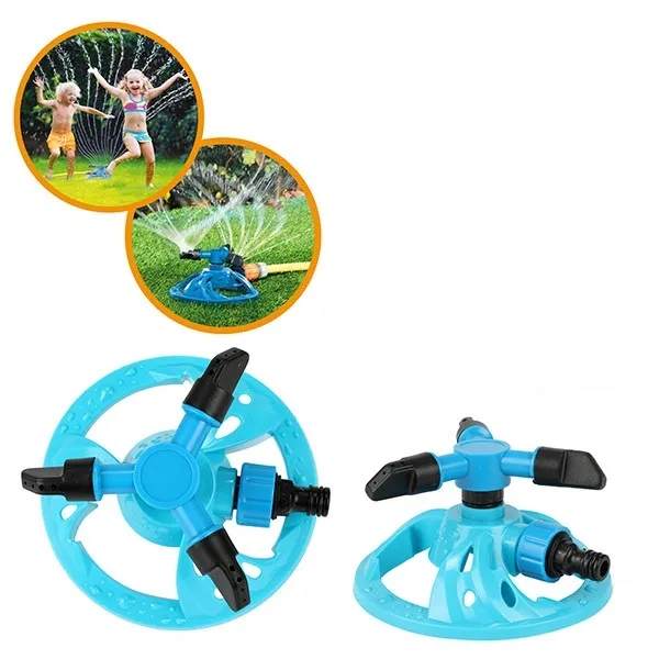 Rotating garden water sprinkler for kids
