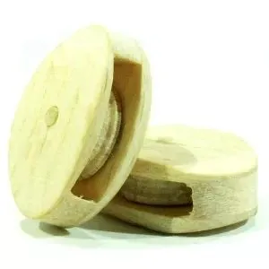 RB Model 17mm Single Sheave Working Wooden Block with Wood Pulley