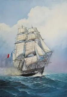 Zvesda French Frigate Acheron 1:200 Scale