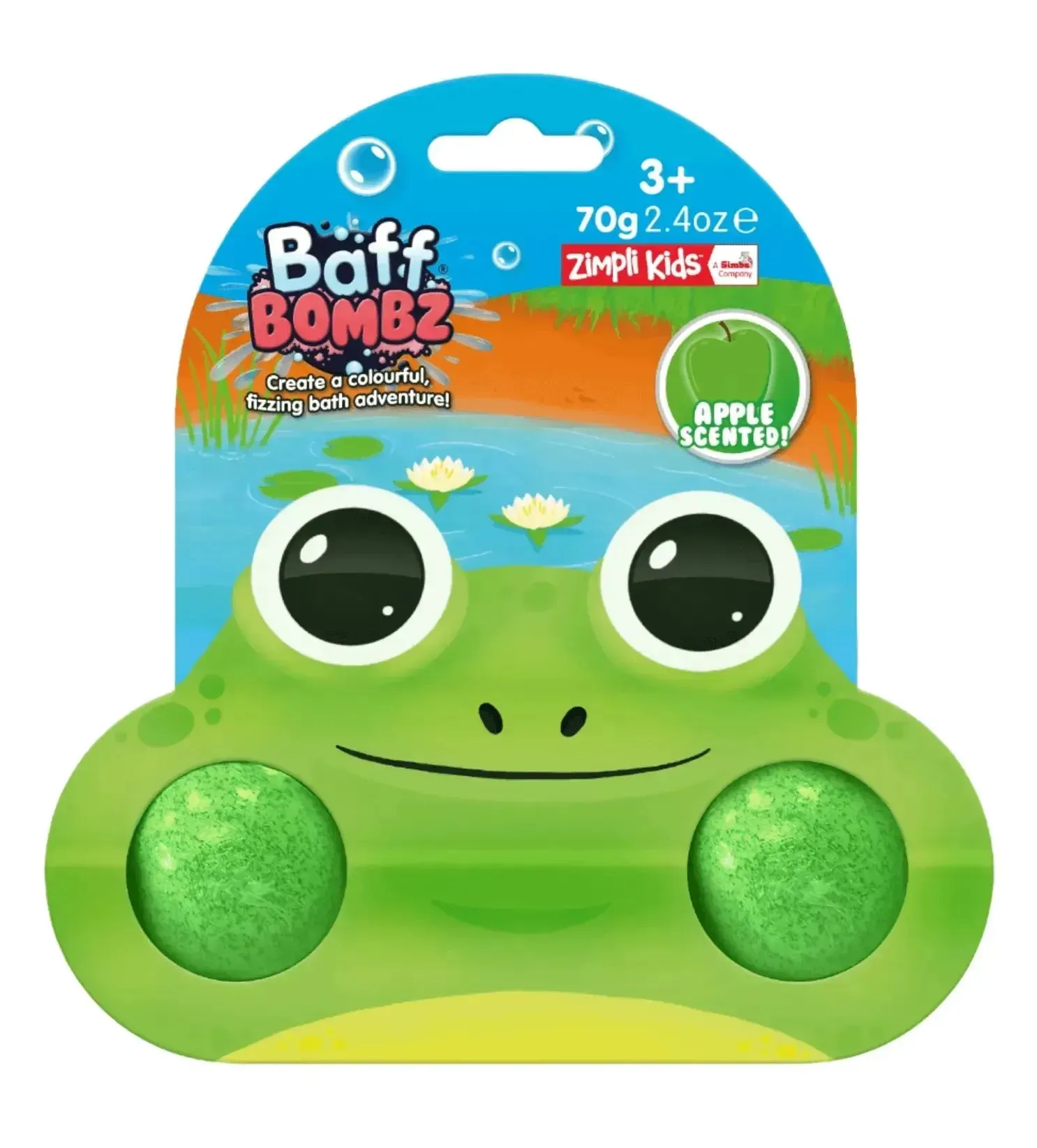 Zimpli Frog Baff Bombz 2 Pack