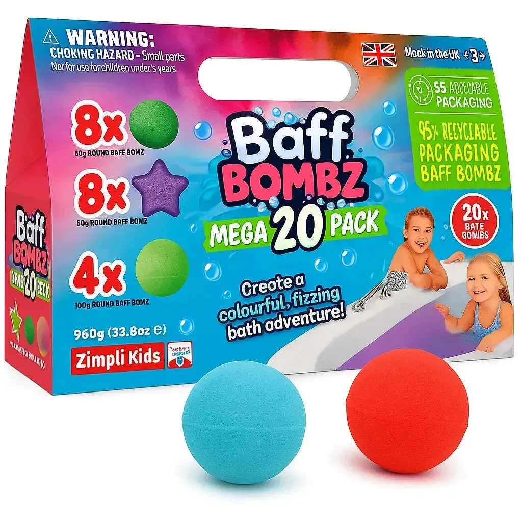 Zimpli Kids Baff Bombz Mega 20 Pack